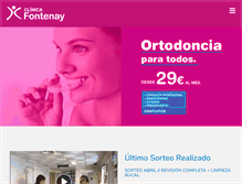 Tablet Screenshot of clinicafontenay.es